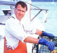 Wilkinson holding lobster trap
