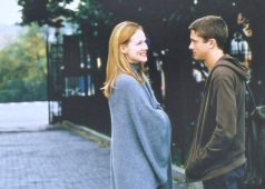 Laura Linney and Topher Grace